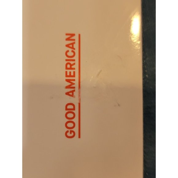 Good American Good Waist Size 24 Denim Blue‎ Jeans Blue Skinny Raw Hem - Picture 8 of 10